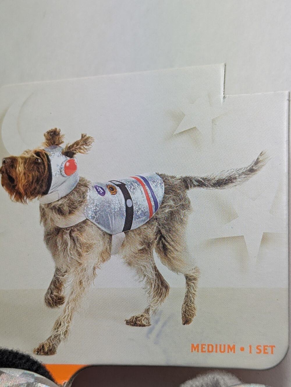 Hyde & Eek ASTRONAUT Pet Dog/Cat Halloween Costume Size Medium Vest & Hat NWT